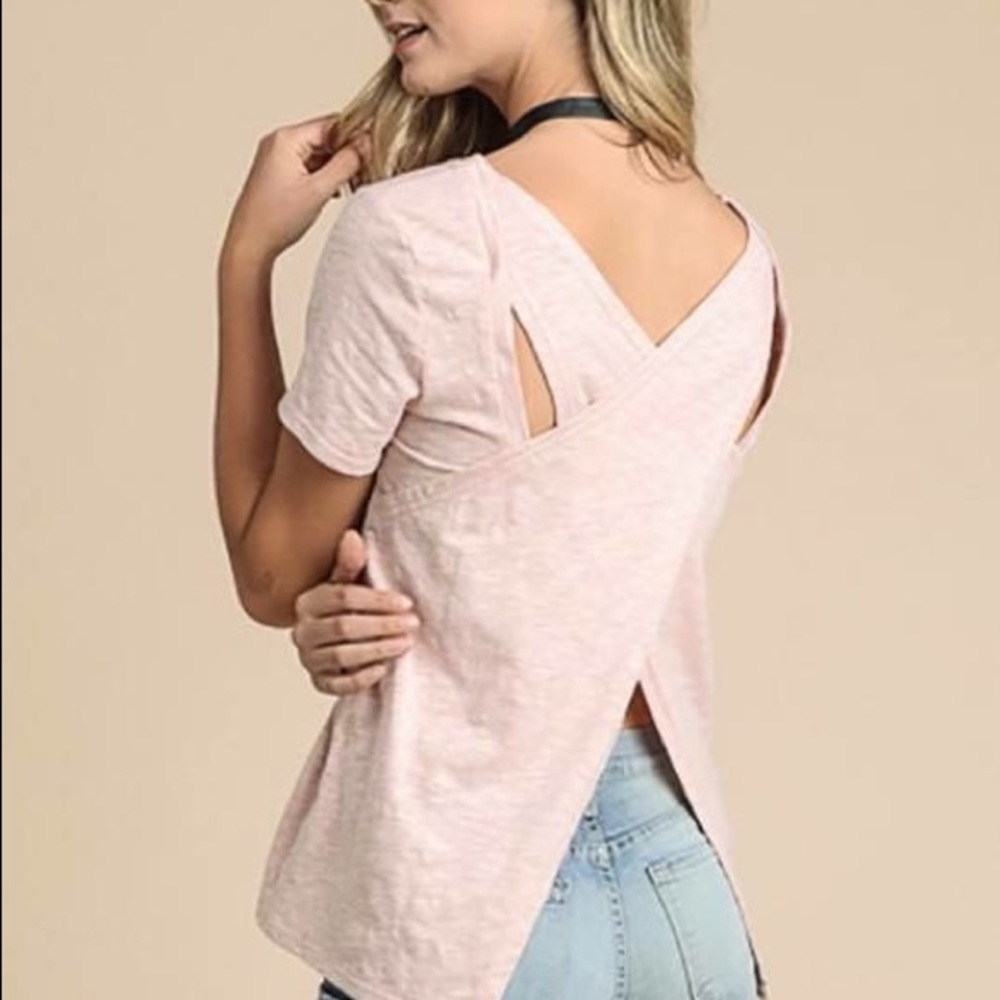 Criss cross back top